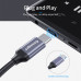 Адаптер Essager USB Type-C - 3.5 мм (M/F), 0.1 м, Black (EZJE01-0G) Адаптер Essager USB Type-C - 3.5 мм (M/F), 0.1 м, Black (EZJE01-0G)
