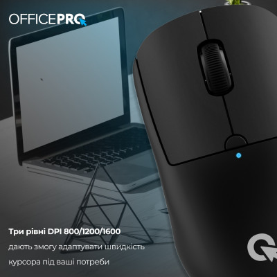 Беспроводная мышь OfficePro M307B Black