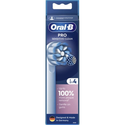 Насадка для зубної електрощітки Braun Oral-B Pro Sensitive Clean EB60X (4 шт) Насадка для зубної електрощітки Braun Oral-B Pro Sensitive Clean EB60X (4 шт)