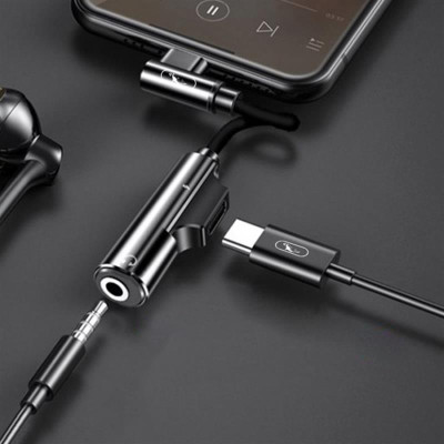 Переходник SkyDolphin AU03 USB USB-C - Jack 3.5 + USB-C (M/F), Black (ADPT-00027) Переходник SkyDolphin AU03 USB USB-C - Jack 3.5 + USB-C (M/F), Black (ADPT-00027)