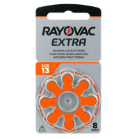 Батарейка Rayovac Extra 13 (13AUX-8XEMF) BL 8 шт (для слухових апаратів)