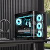 Корпус AeroCool P500C-G-BK-v1 (ACCM-PN01043.11) Black без БЖ