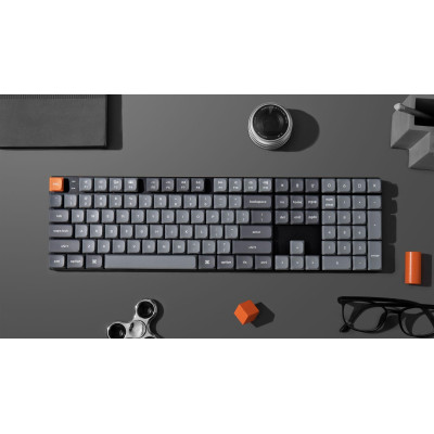 Беспроводная клавиатура Keychron K5 Max, Gateron MX 2.0 Brown, Hot-Swap, RGB UA Black (K5M-H3-UA)