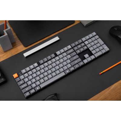 Беспроводная клавиатура Keychron K5 Max, Gateron MX 2.0 Brown, Hot-Swap, RGB UA Black (K5M-H3-UA)