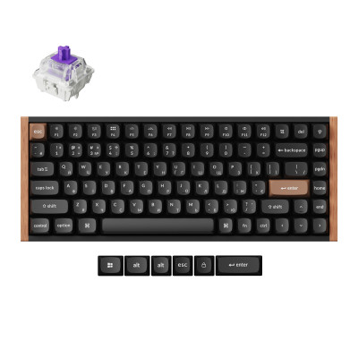 Беспроводная клавиатура Keychron K2 HE Magnetic Switch Black RGB (K2H-F1-UA)