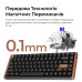 Беспроводная клавиатура Keychron K2 HE Magnetic Switch Black RGB (K2H-F1-UA)