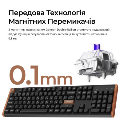 Беспроводная клавиатура Keychron K10 HE Magnetic Switch Black RGB (K10H-F1-UA)
