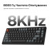 Беспроводная клавиатура Keychron V1 Ultra Keychron Red Switch Black RGB (V1U-D1-UA)