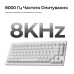 Беспроводная клавиатура Keychron V1 Ultra Keychron Red Switch White RGB (V1U-F1-UA)