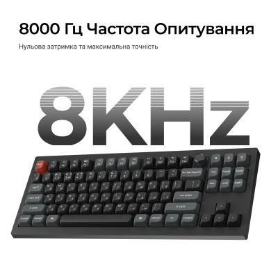 Беспроводная клавиатура Keychron V3 Ultra Keychron Red Switch Black RGB (V3U-D1-UA)