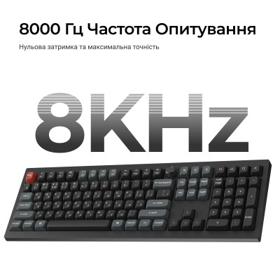 Беспроводная клавиатура Keychron V6 Ultra Keychron Red Switch Black RGB (V6U-D1-UA)