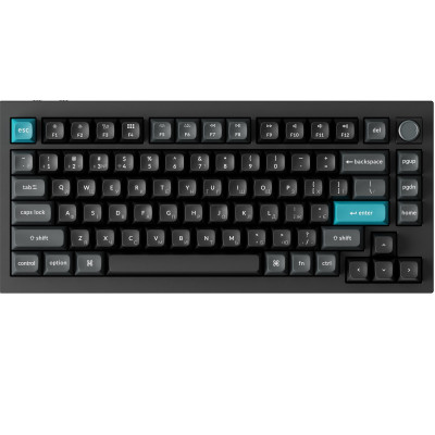 Беспроводная клавиатура Keychron Q1 Ultra Keychron Red Switch Black RGB (Q1U-M1-UA)