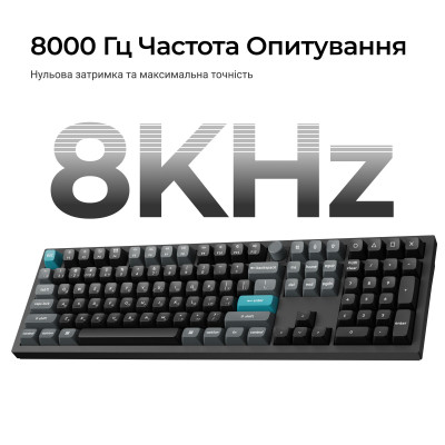 Беспроводная клавиатура Keychron Q6 Ultra Keychron Red Switch Black RGB (Q6U-M1-UA)