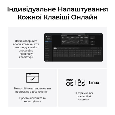 Беспроводная клавиатура Keychron Q6 Ultra Keychron Red Switch Black RGB (Q6U-M1-UA)