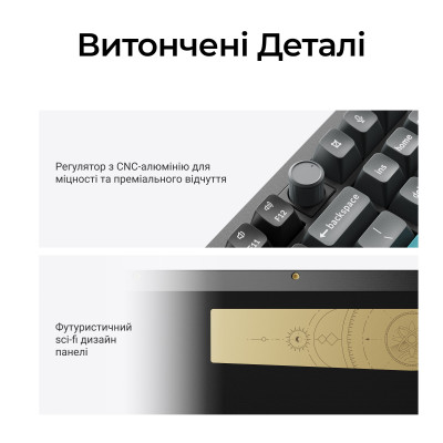 Беспроводная клавиатура Keychron Q6 Ultra Keychron Red Switch Black RGB (Q6U-M1-UA)