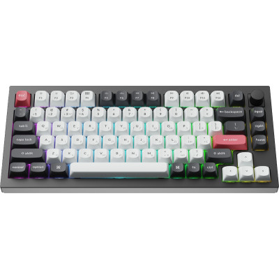 Беспроводная клавиатура Keychron Q1 HE Magnetic Switch Black RGB (Q1H-M1-UA)