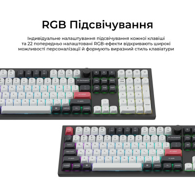 Беспроводная клавиатура Keychron Q6 HE Magnetic Switch Black RGB (Q6H-M1-UA)