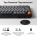 Беспроводная клавиатура Keychron K10 Max Keychron Super Banana Switch Black RGB (K10M-H4-UA)