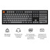 Беспроводная клавиатура Keychron K10 Max Keychron Super Banana Switch Black RGB (K10M-H4-UA)