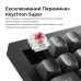 Клавиатура Keychron V1 8K Keychron Super Red Switch Black RGB (V1W-D1-UA)