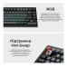 Клавиатура Keychron V1 8K Keychron Super Red Switch Black RGB (V1W-D1-UA)