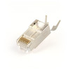 Коннектор RJ 45 Cablexpert (LC-PTF7-01/100) 8P8C, Cat.7, FTP, с насквозными отверстиями, позолоченные контакты (100 шт/уп)