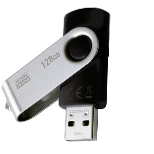 Флеш-накопитель USB2.0 128GB Goodram UTS2 (Twister) Black (UTS2-1280K0R11)