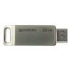 Флеш-накопичувач USB3.2 32GB OTG Type-C Goodram ODA3 Silver (ODA3-0320S0R11)