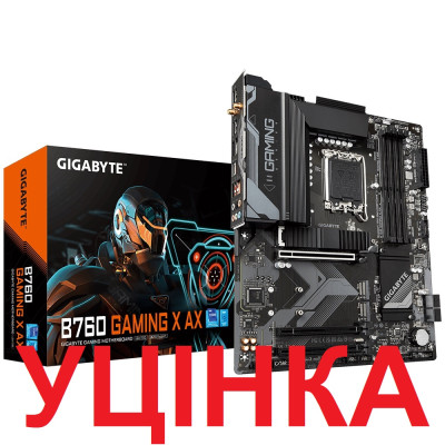 Материнська плата Gigabyte B760 Gaming X AX Socket 1700