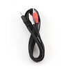 Аудио-кабель Cablexpert 3.5 мм - 2хRCA (M/M), 2.5 м, Black (CCA-458-2.5M)