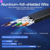 Патч-корд Vention CAT7 SFTP Ethernet, 5 m, Black (ICABJ)