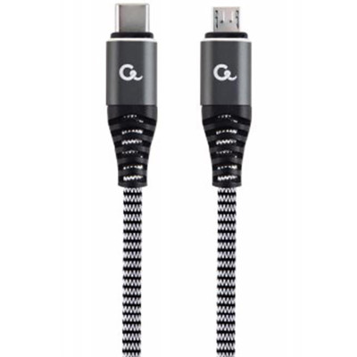 Кабель Cablexpert USB Type-C - micro USB (M/M), 1.5 м, Серый (CC-USB2B-CMMBM-1.5M)