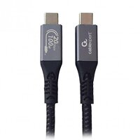 Кабель Cablexpert USB Type-C - USB Type-C (M/М), 100 Вт, 0.5 м, чорний (CCBP-USB3-CMCM100-0.5M)