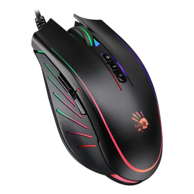 Мышь Bloody Q81 Neon XGlide Curve Black Мышь Bloody Q81 Neon XGlide Curve Black