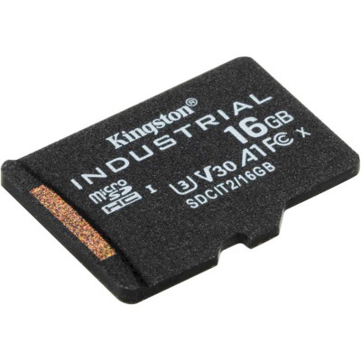 Карта пам`ятi MicroSDHC 16GB UHS-I/U3 Class 10 Kingston Industrial (SDCIT2/16GBSP) Карта пам`ятi MicroSDHC 16GB UHS-I/U3 Class 10 Kingston Industrial (SDCIT2/16GBSP)