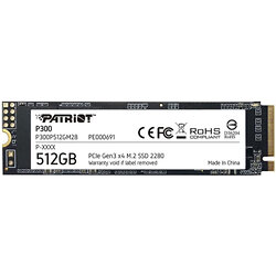 Накопичувач SSD M.2 2280 512GB Patriot (P300P512GM28)