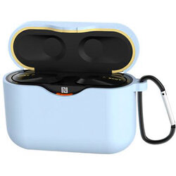 Чохол для навушників BeCover Silicon для Sony WF-1000XM3 Light Blue (705691)