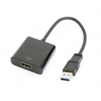 Адаптер Cablexpert (A-USB3-HDMI-02) USB3.0-HDMI, 0.15 м, черный Адаптер Cablexpert (A-USB3-HDMI-02) USB3.0-HDMI, 0.15 м, черный
