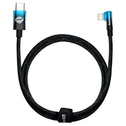 Кабель Baseus MVP 2 USB Type-C - Lightning (M/M), 20W, 1 м Black/Blue (CAVP000221)