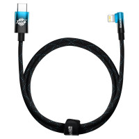 Кабель Baseus MVP 2 USB Type-C - Lightning (M/M), 20W, 1 м Black/Blue (CAVP000221)