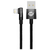 Кабель Baseus MVP 2 USB - Lightning (M/M), 2.4A, 2 м Black (CAVP000101)