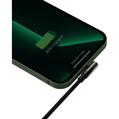 Кабель Baseus MVP 2 USB - Lightning (M/M), 2.4A, 2 м Black (CAVP000101)