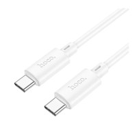 Кабель Hoco X88 Gratified 60W USB Type-C - USB Type-C (M/M), 1 м, White (6931474783370) Кабель Hoco X88 Gratified 60W USB Type-C - USB Type-C (M/M), 1 м, White (6931474783370)