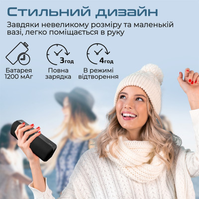 Акустическая система Promate Capsule-2 6W Black
