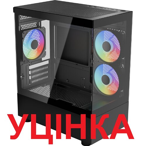 Корпус AeroCool Viewport Mini-G-BK-v2 (ACCM-ES09133.11) Black без БЖ