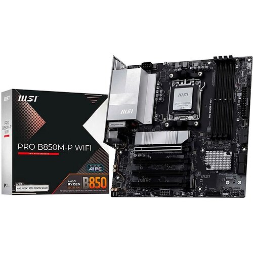 Материнская плата MSI Pro B850M-P WiFi Socket AM5
