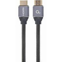 Кабель Cablexpert HDMI - HDMI V 2.0 (M/M), 1 м, чорний/сірий (CCBP-HDMI-1M) коробка