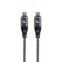Кабель Cablexpert USB Type-C - USB Type-C (M/M), 1.5 м, Серый (CC-USB2B-CMCM100-1.5M)