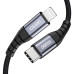 Кабель Choetech USB Type-C - Lightning (M/M), 2 м, Black (IP0041-BK) Кабель Choetech USB Type-C - Lightning (M/M), 2 м, Black (IP0041-BK)