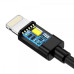 Кабель Choetech USB - Lightning (M/M), 1.8 м, Black (IP0027-BK) Кабель Choetech USB - Lightning (M/M), 1.8 м, Black (IP0027-BK)